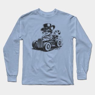 Hot Rod Cat Long Sleeve T-Shirt